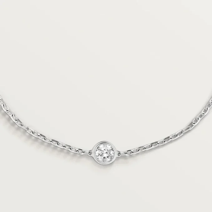 Bracelet Diamants Légers, SM – Or blanc, diamant – Cartier