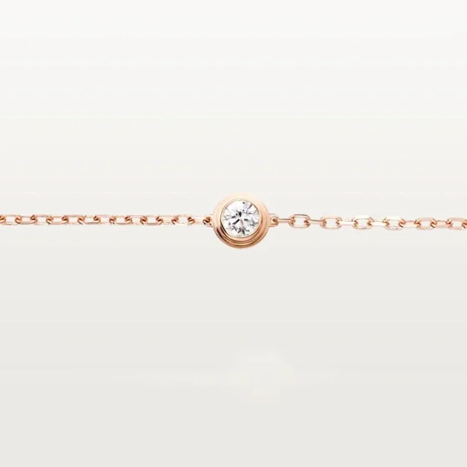 Bracelet Diamants Légers, SM – Or rose, diamant – Cartier