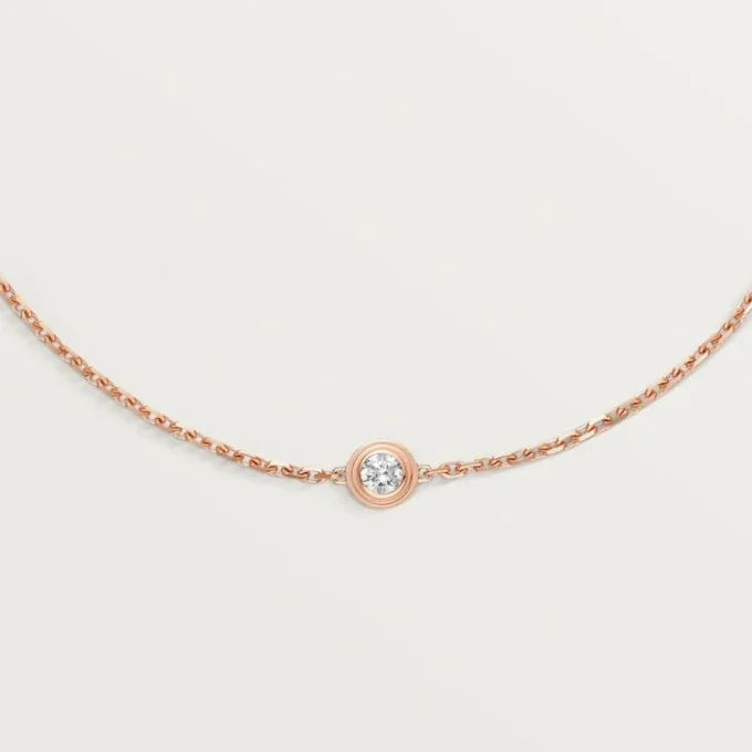 Bracelet Diamants Légers, SM – Or rose, diamant – Cartier