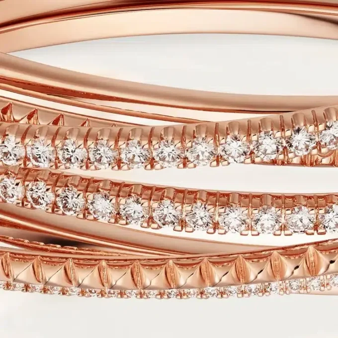 Bracelet Etincelle de Cartier, demi-sertissage