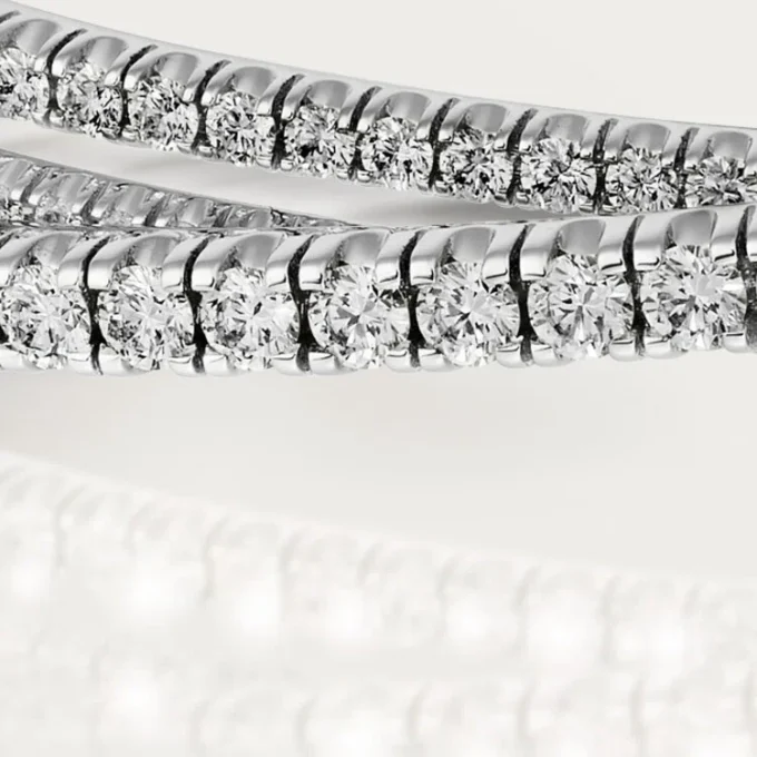 Bracelet Etincelle de Cartier, demi-sertissage