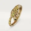 Bracelet Faune et Flore de Cartier, diamants jaunes, orange et bruns, pavé
