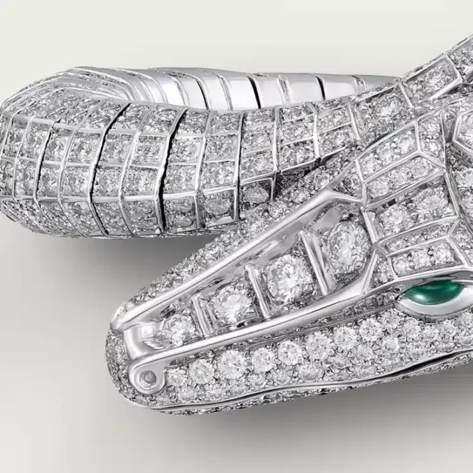 Bracelet Faune et Flore de Cartier, pavé