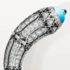 Bracelet Geometrie & Contrastes, turquoise, pavé