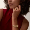 Bracelet Grain de Café, diamants