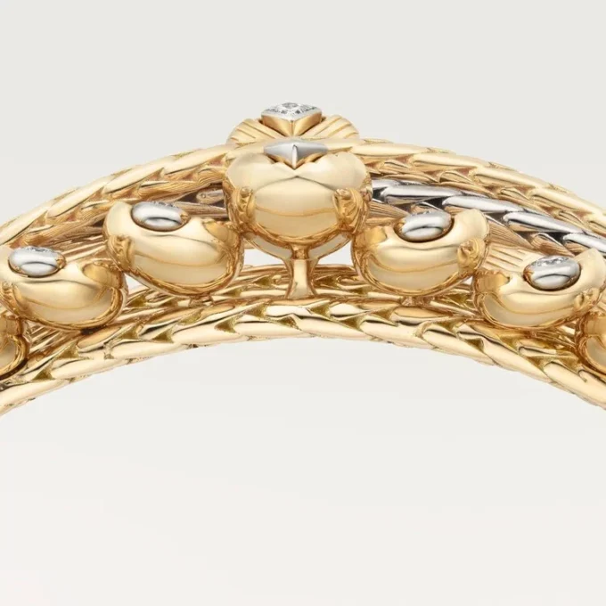 Bracelet Grain de Café, diamants