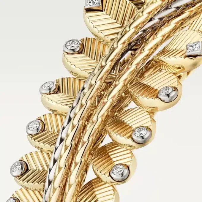 Bracelet Grain de Café, diamants