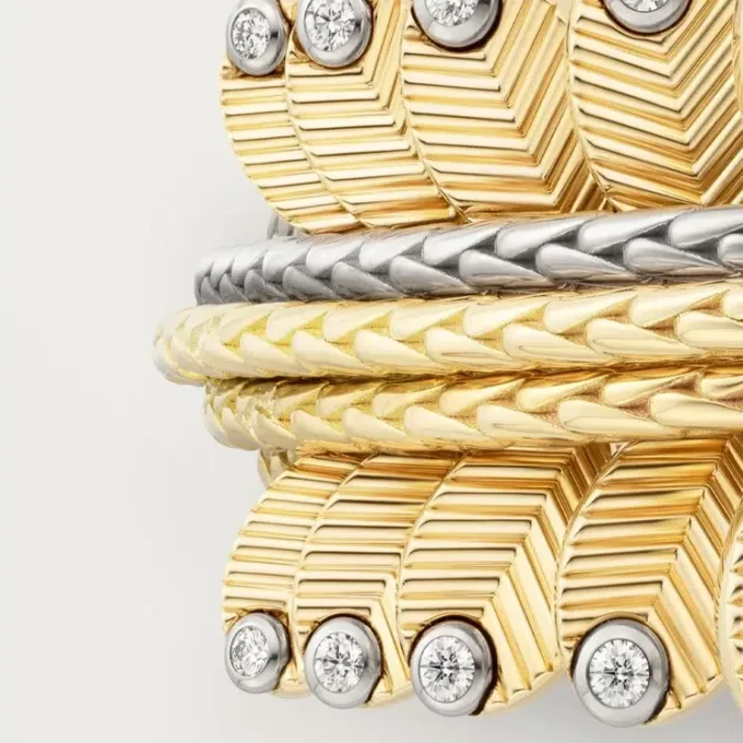 Bracelet Grain de Café, diamants