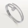 Bracelet Juste Un Clou, double, demi-sertissage