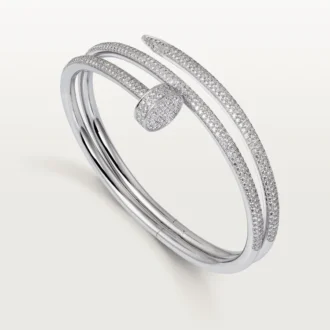 Bracelet Juste Un Clou, double, demi-sertissage
