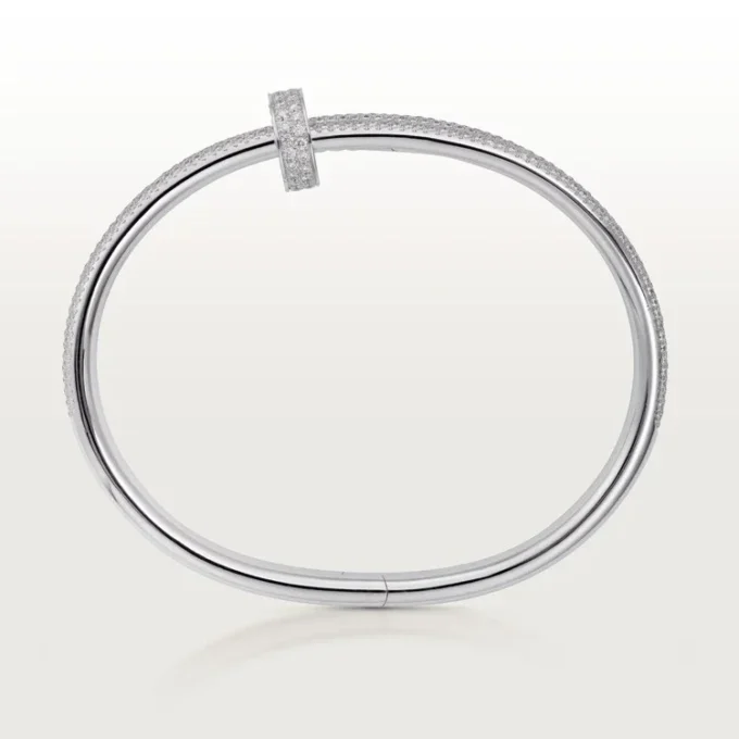 Bracelet Juste Un Clou, double, demi-sertissage