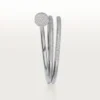 Bracelet Juste Un Clou, double, demi-sertissage