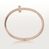 Bracelet Juste Un Clou, double, demi-sertissage
