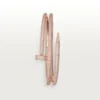 Bracelet Juste Un Clou, double, demi-sertissage
