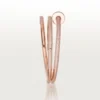 Bracelet Juste Un Clou, double, demi-sertissage