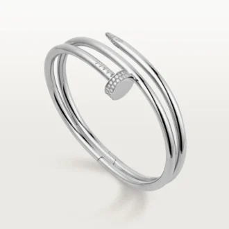 Bracelet Juste Un Clou, double, diamants