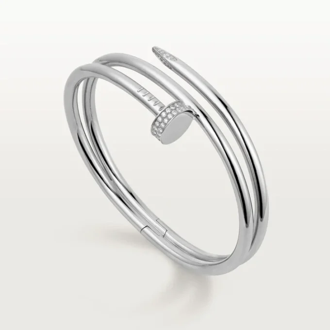 Bracelet Juste Un Clou, double, diamants