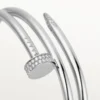 Bracelet Juste Un Clou, double, diamants