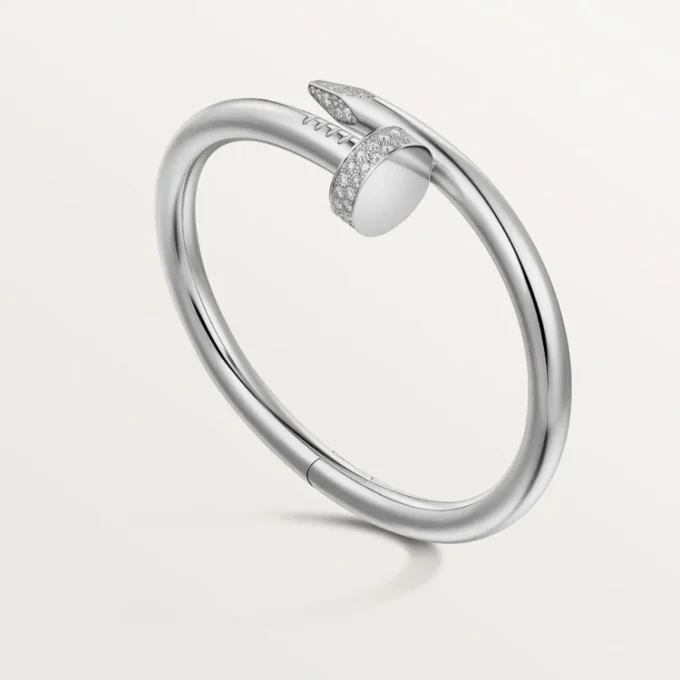 Bracelet Juste Un Clou, grand modèle, diamants