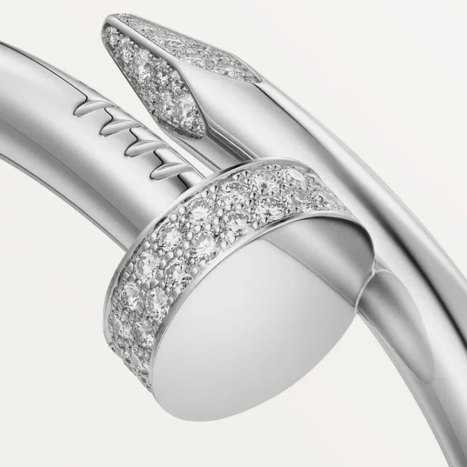 Bracelet Juste Un Clou, grand modèle, diamants