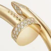 Bracelet Juste Un Clou, grand modèle, diamants