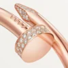 Bracelet Juste Un Clou, grand modèle, diamants