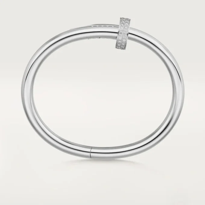 Bracelet Juste Un Clou, grand modèle, diamants