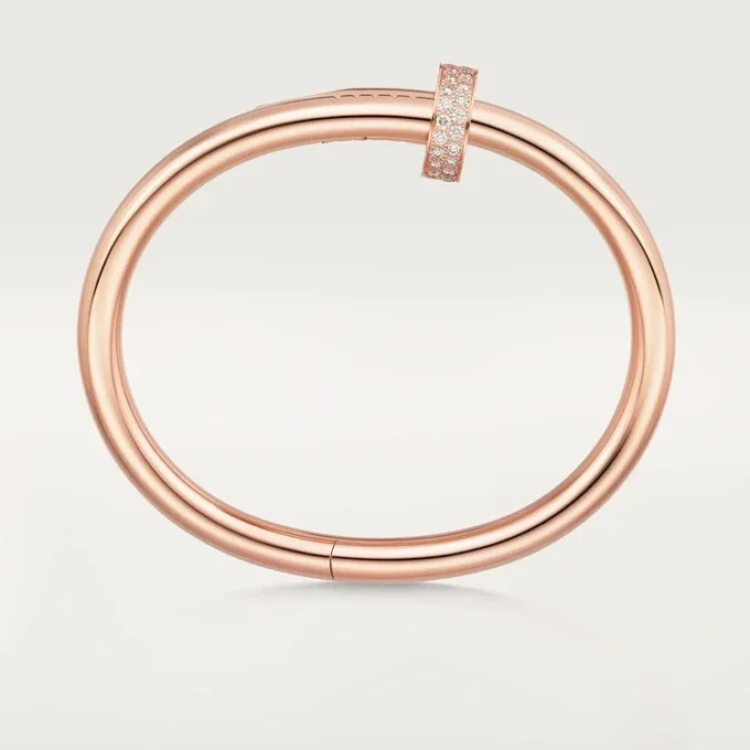 Bracelet Juste Un Clou, grand modèle, diamants