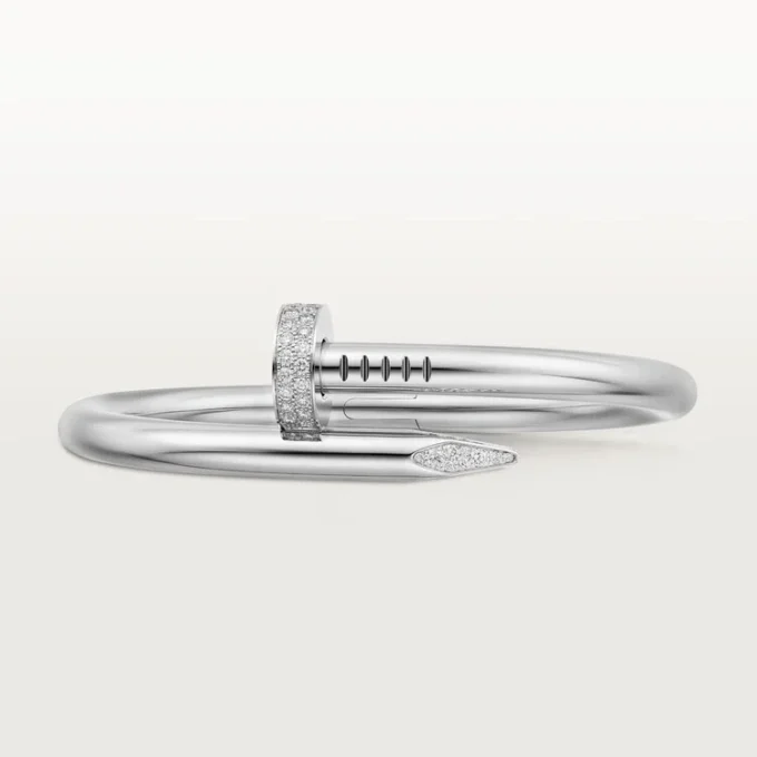 Bracelet Juste Un Clou, grand modèle, diamants
