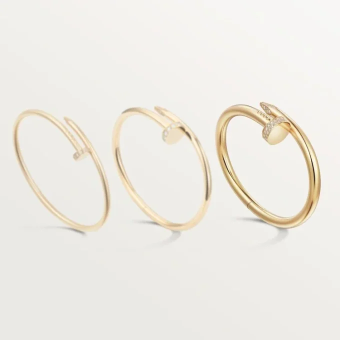 Bracelet Juste Un Clou, grand modèle, diamants