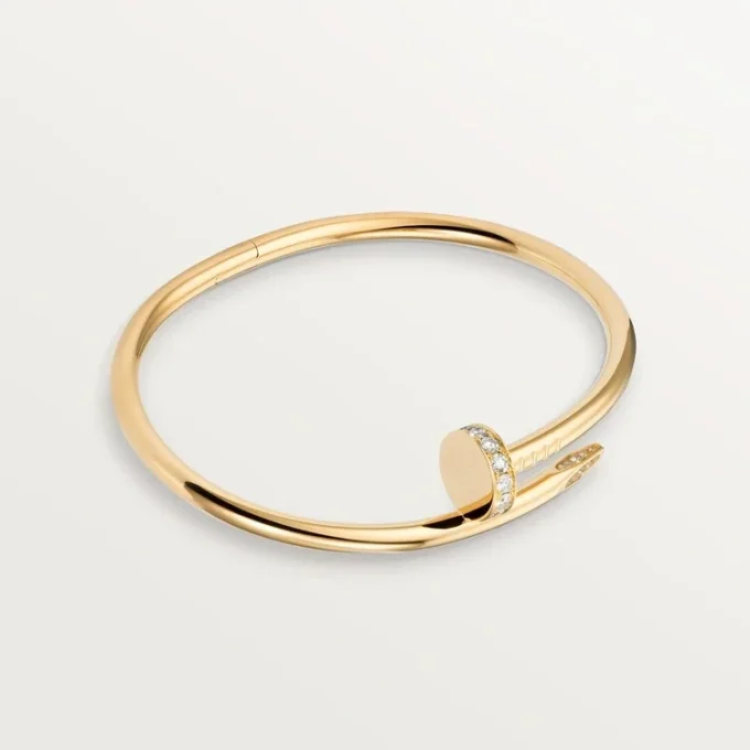 Bracelet Juste Un Clou, modèle classique, diamants