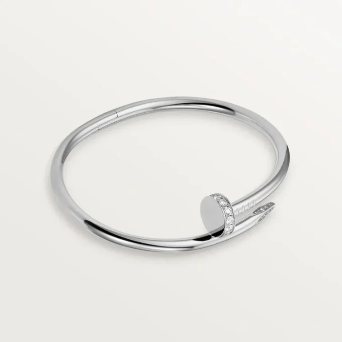 Bracelet Juste Un Clou, modèle classique, diamants