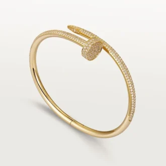Bracelet Juste Un Clou, modèle classique, diamants
