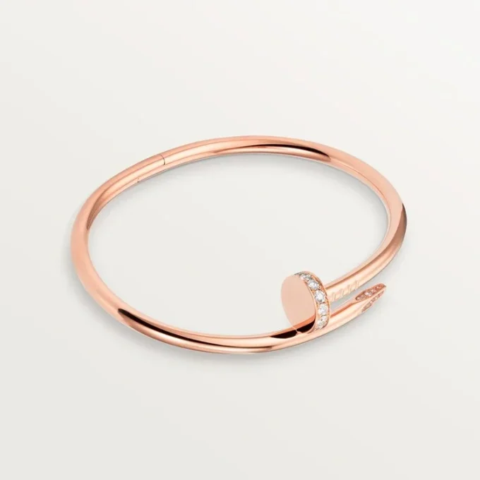 Bracelet Juste Un Clou, modèle classique, diamants