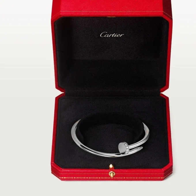 Bracelet Juste Un Clou, modèle classique, diamants