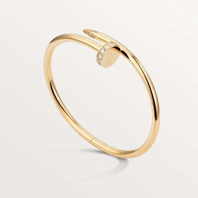 Bracelet Juste Un Clou, modèle classique, diamants