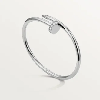 Bracelet Juste Un Clou, modèle classique, diamants