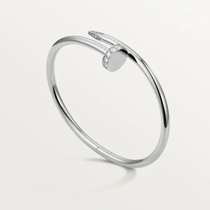Bracelet Juste Un Clou, modèle classique, diamants