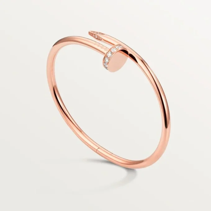 Bracelet Juste Un Clou, modèle classique, diamants