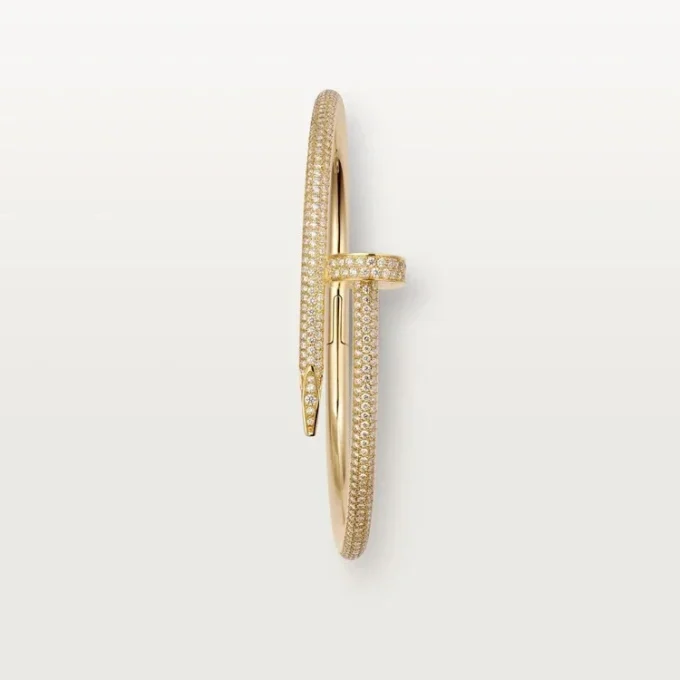 Bracelet Juste Un Clou, modèle classique, diamants