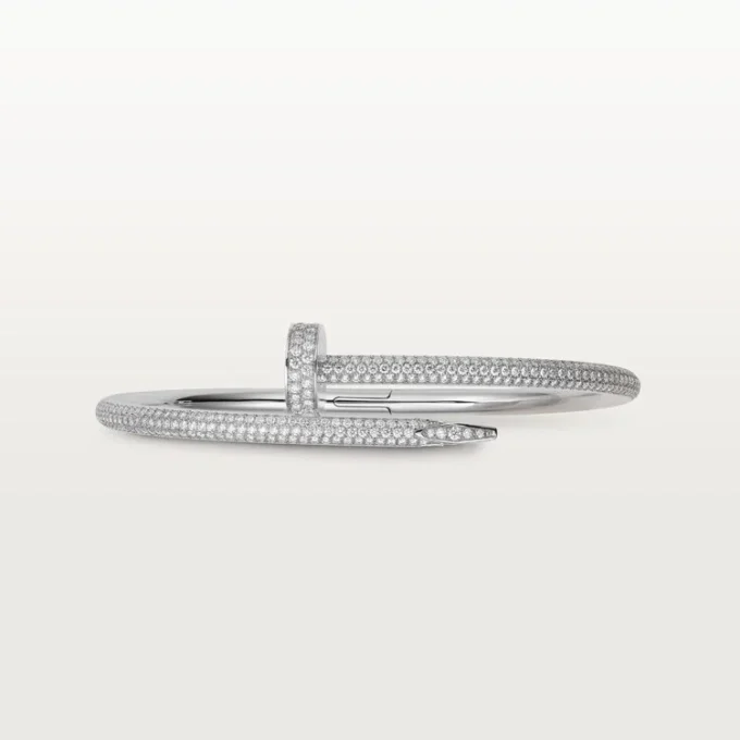 Bracelet Juste Un Clou, modèle classique, diamants