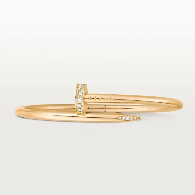 Bracelet Juste Un Clou, modèle classique, diamants