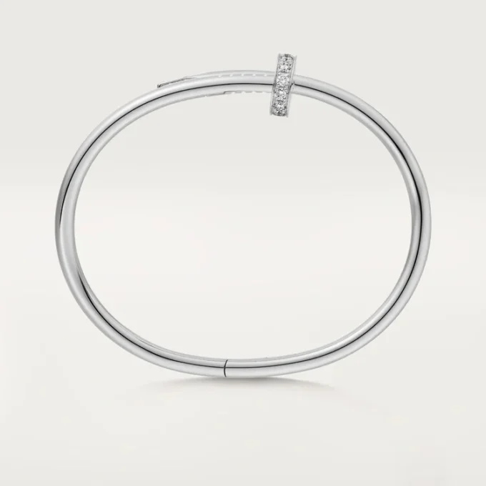 Bracelet Juste Un Clou, modèle classique, diamants