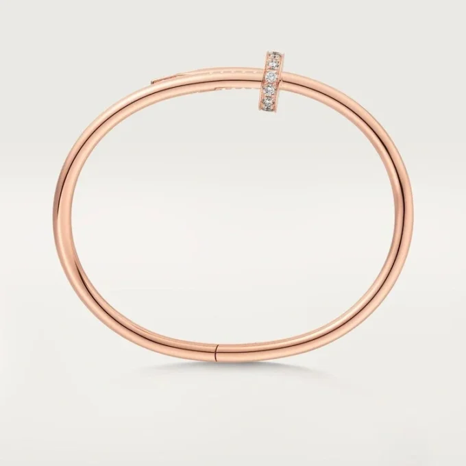 Bracelet Juste Un Clou, modèle classique, diamants