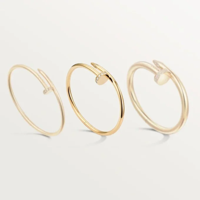 Bracelet Juste Un Clou, modèle classique, diamants