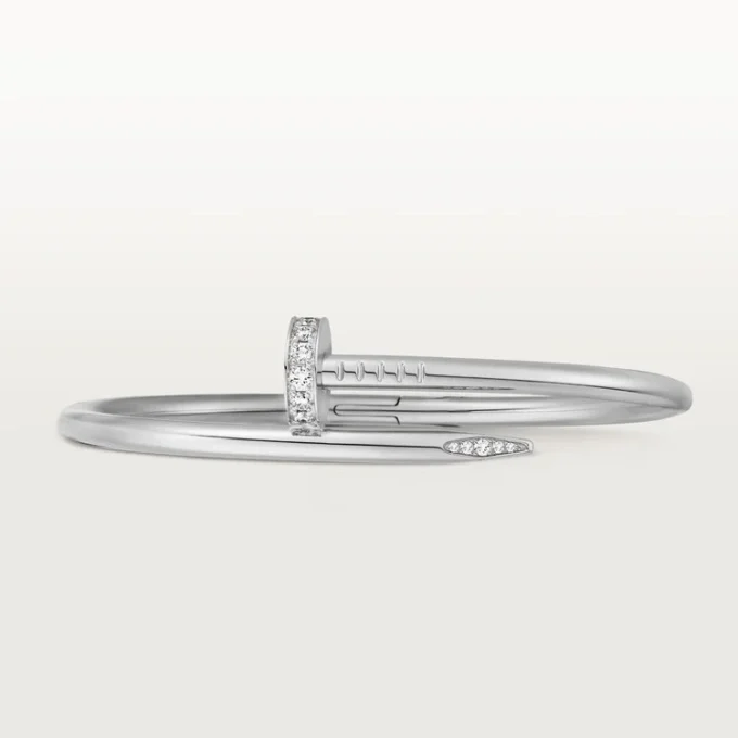 Bracelet Juste Un Clou, modèle classique, diamants