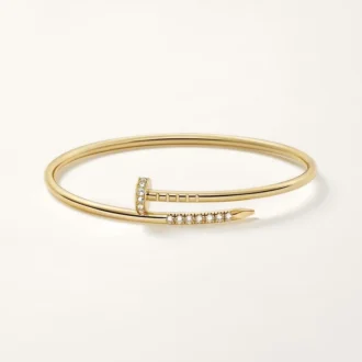 Bracelet Juste Un Clou, petit modèle, diamants sertis à l&rsquo;envers