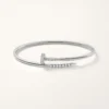 Bracelet Juste Un Clou, petit modèle, diamants sertis à l&rsquo;envers