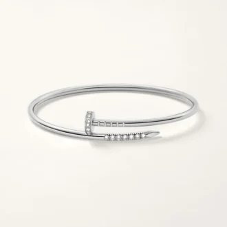 Bracelet Juste Un Clou, petit modèle, diamants sertis à l&rsquo;envers