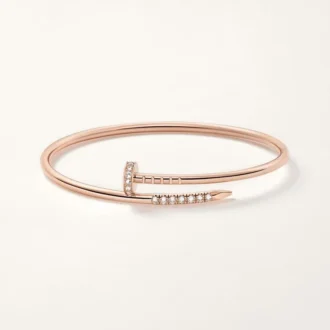Bracelet Juste Un Clou, petit modèle, diamants sertis à l&rsquo;envers